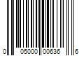 Barcode Image for UPC code 005000006366