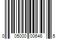 Barcode Image for UPC code 005000006465