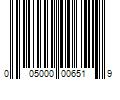 Barcode Image for UPC code 005000006519