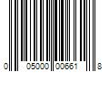 Barcode Image for UPC code 005000006618