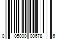 Barcode Image for UPC code 005000006786. Product Name: 