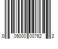 Barcode Image for UPC code 005000007622