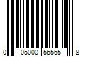 Barcode Image for UPC code 005000565658