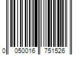 Barcode Image for UPC code 0050016751526