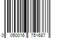 Barcode Image for UPC code 0050016751687