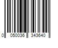 Barcode Image for UPC code 0050036343640