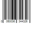 Barcode Image for UPC code 0050036344326