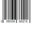 Barcode Image for UPC code 0050036380218