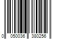 Barcode Image for UPC code 0050036380256