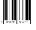 Barcode Image for UPC code 0050036384315