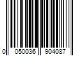 Barcode Image for UPC code 0050036904087