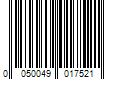 Barcode Image for UPC code 0050049017521