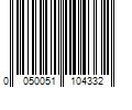 Barcode Image for UPC code 0050051104332