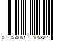 Barcode Image for UPC code 0050051105322