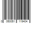 Barcode Image for UPC code 0050051119404