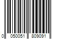 Barcode Image for UPC code 0050051809091