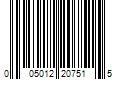 Barcode Image for UPC code 005012207515