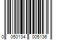 Barcode Image for UPC code 0050134005136