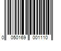 Barcode Image for UPC code 0050169001110