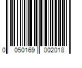 Barcode Image for UPC code 0050169002018