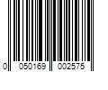 Barcode Image for UPC code 0050169002575