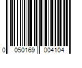 Barcode Image for UPC code 0050169004104