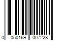 Barcode Image for UPC code 0050169007228