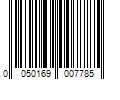 Barcode Image for UPC code 0050169007785