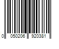 Barcode Image for UPC code 0050206920381