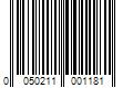 Barcode Image for UPC code 0050211001181