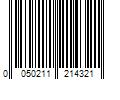 Barcode Image for UPC code 0050211214321