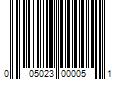 Barcode Image for UPC code 005023000051