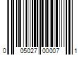 Barcode Image for UPC code 005027000071