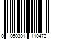 Barcode Image for UPC code 0050301110472