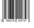 Barcode Image for UPC code 0050375000747