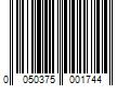 Barcode Image for UPC code 0050375001744