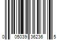 Barcode Image for UPC code 005039362365