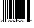 Barcode Image for UPC code 005042000070