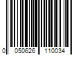 Barcode Image for UPC code 0050626110034