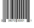 Barcode Image for UPC code 005070000011