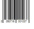 Barcode Image for UPC code 0050716001037. Product Name: 