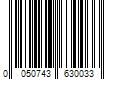 Barcode Image for UPC code 0050743630033