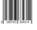 Barcode Image for UPC code 0050743634314