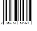 Barcode Image for UPC code 0050743634321