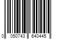 Barcode Image for UPC code 0050743640445