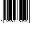 Barcode Image for UPC code 0050743649516