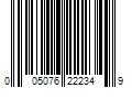 Barcode Image for UPC code 005076222349