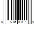 Barcode Image for UPC code 005081000079