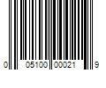 Barcode Image for UPC code 005100000219