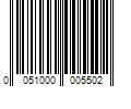 Barcode Image for UPC code 0051000005502